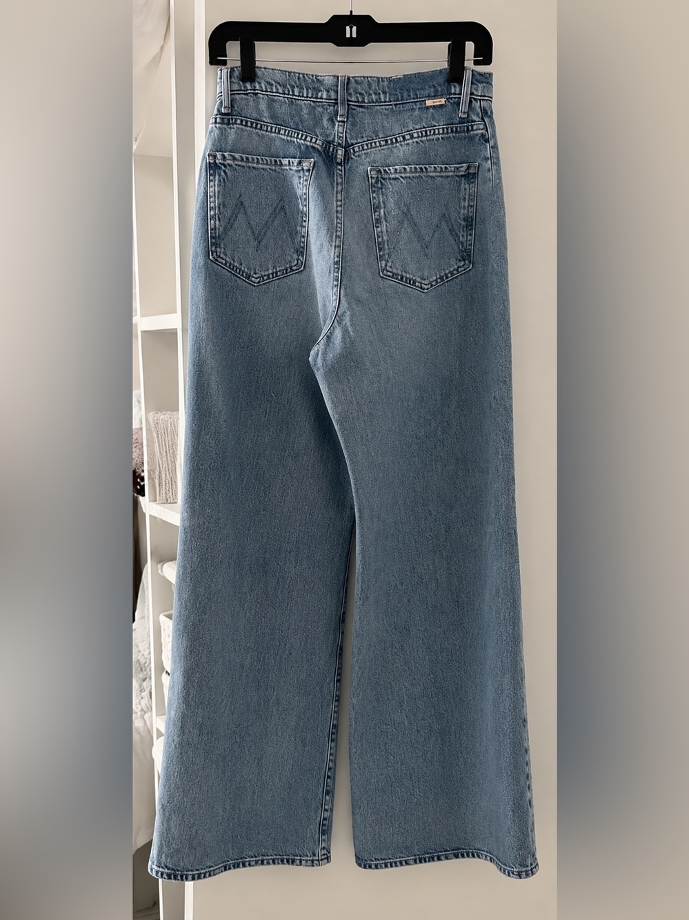 NWOT MOTHER The Pipe Dream Button Sneak Jeans Size 27 Leap at the Chance wash - Picture 6 of 8